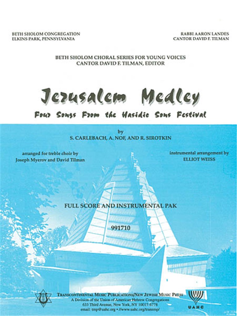 Jerusalem Medley Instrumental Pak
